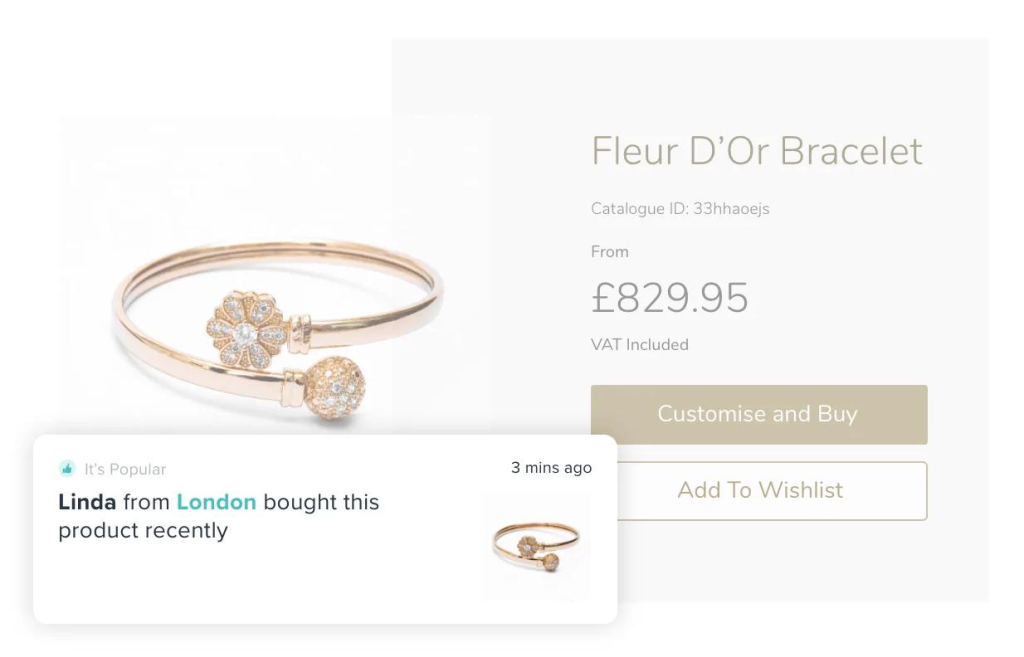 Turn Visitors To Buyers Social Proof Dashboard